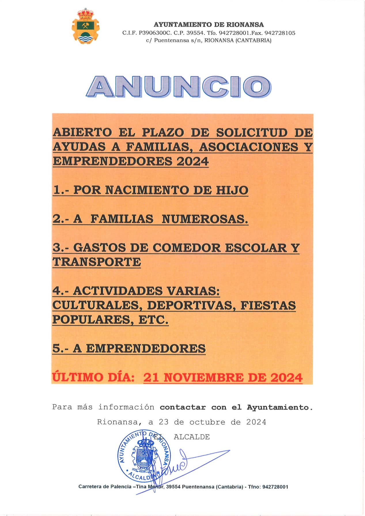 abierto el plazo ayudas