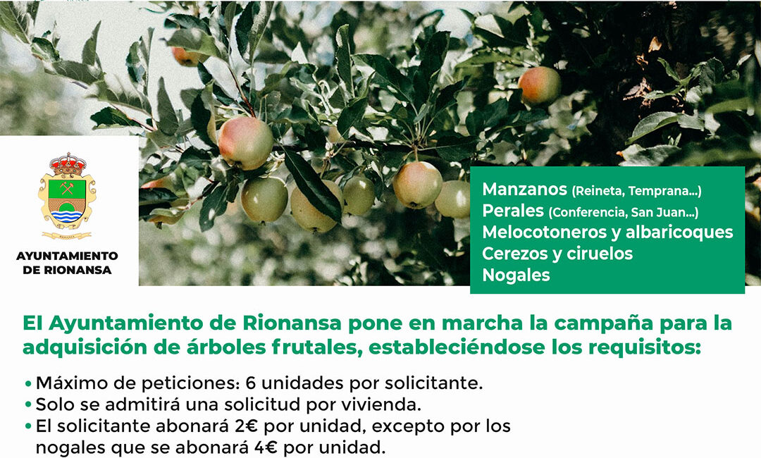 arboles frutales