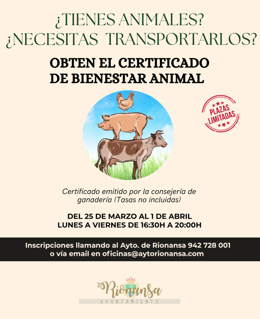 curso bienestar animal en rionansa