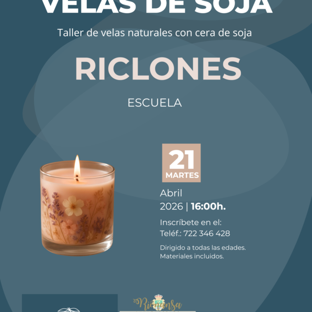 Nuevo taller de velas naturales con cera de soja en Riclones