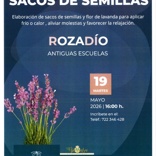 Taller de elaboración de sacos de semillas en Rozadio
