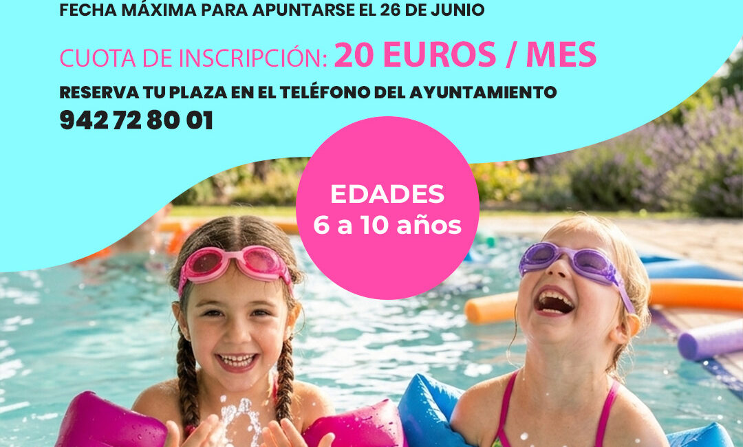 Cartel Piscina