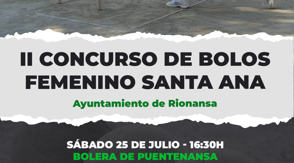 Concurso de Bolos Femenino Santa Ana