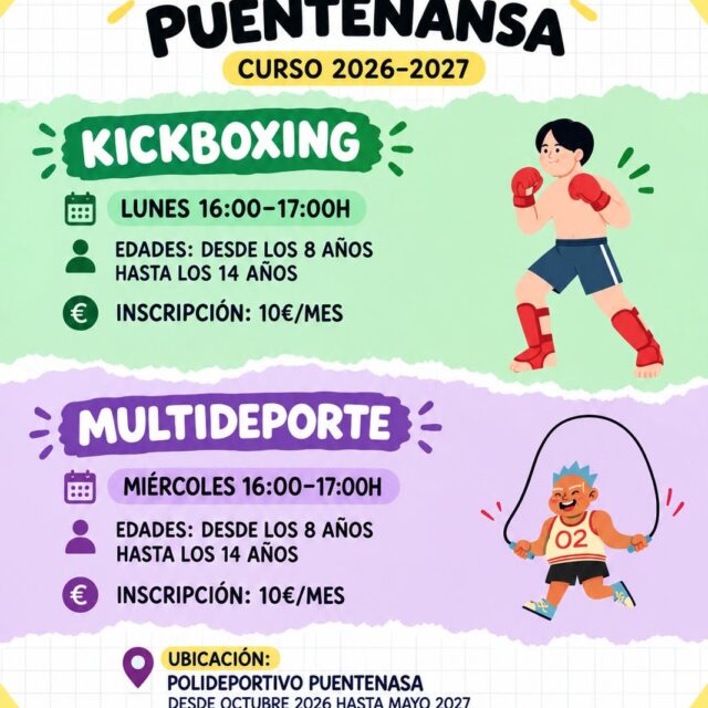 Actividades Infantiles Extraescolares, plazo de inscripción abierto