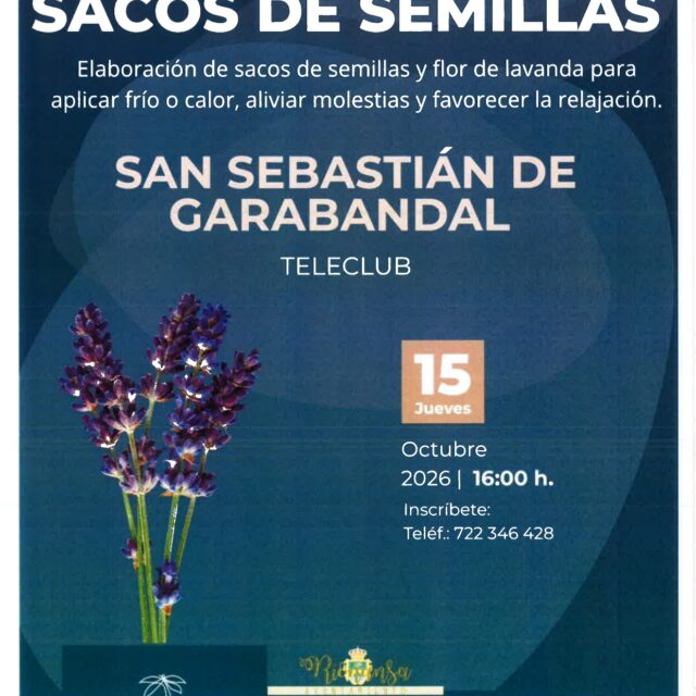Taller práctico en Garabandal: Elaboración de sacos térmicos de semillas y lavanda