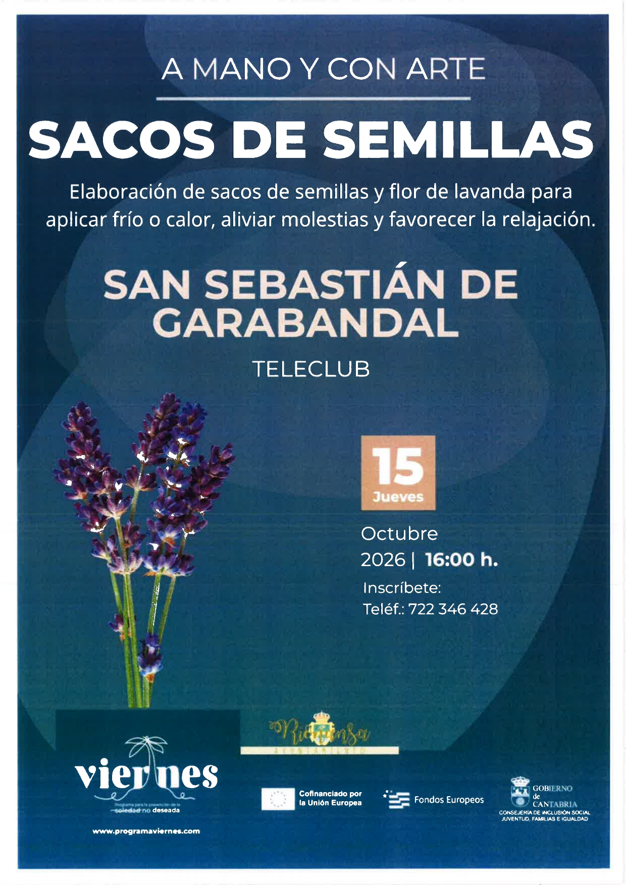 taller garabandal lavanda sacos